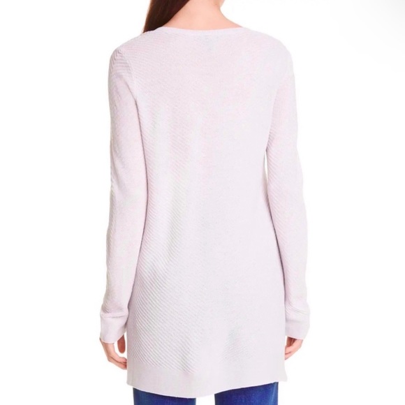 NEW EILEEN FISHER WOOL V-NECK TUNIC SWEATER - Picture 7 of 9